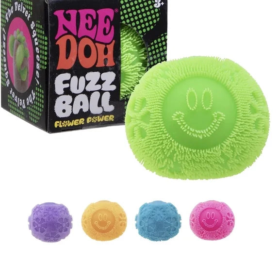 Needoh Fuzzball Flower Power