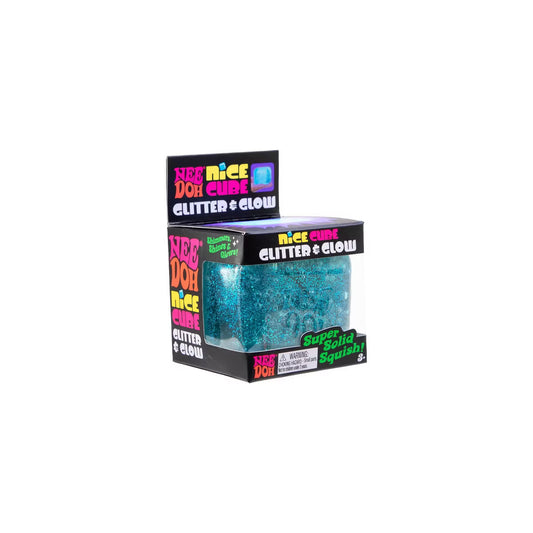 NeeDoh Nice Cube Glitter and Glow