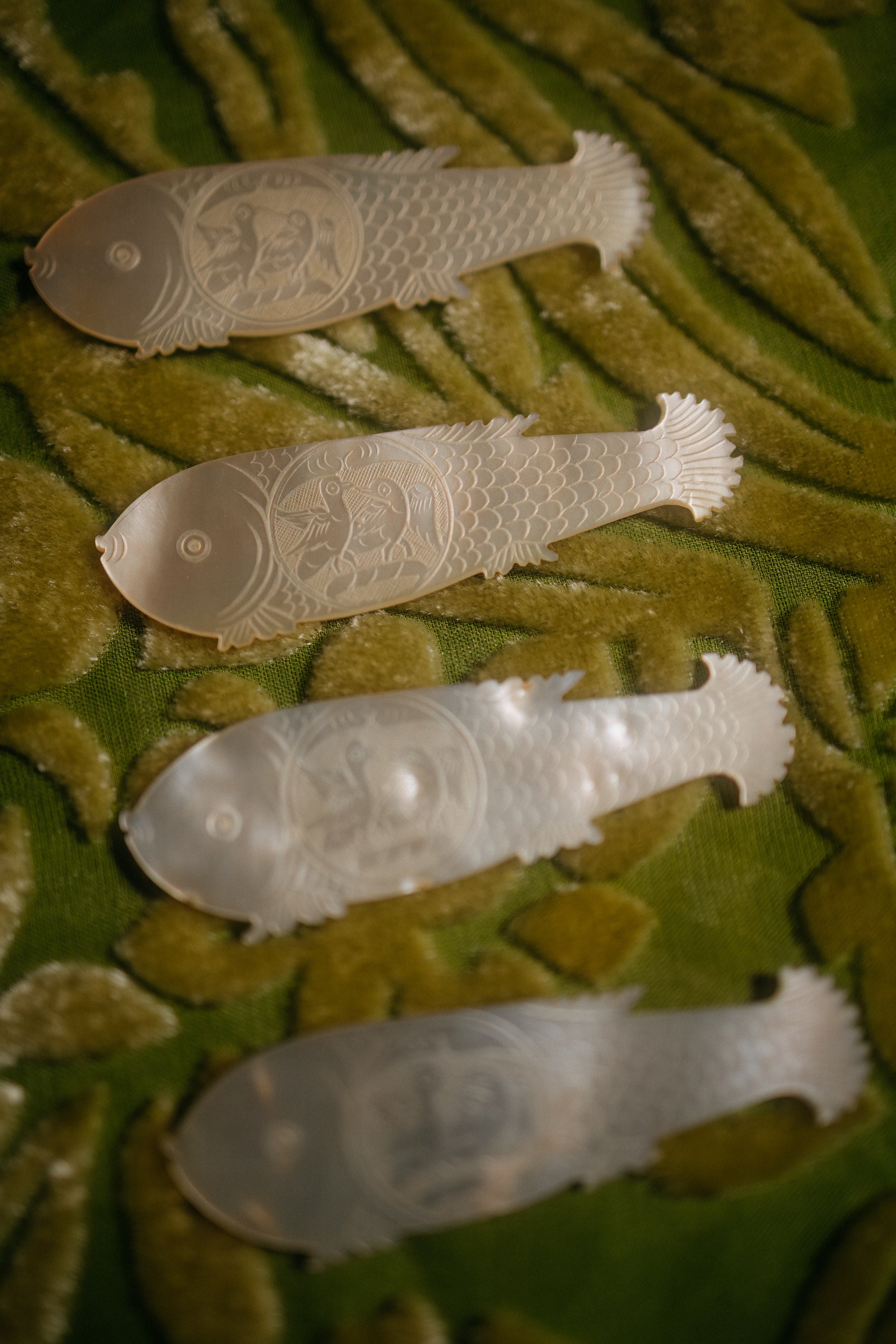 Antique Mother-of-Pearl Fish Gaming Counters – Mara Antique