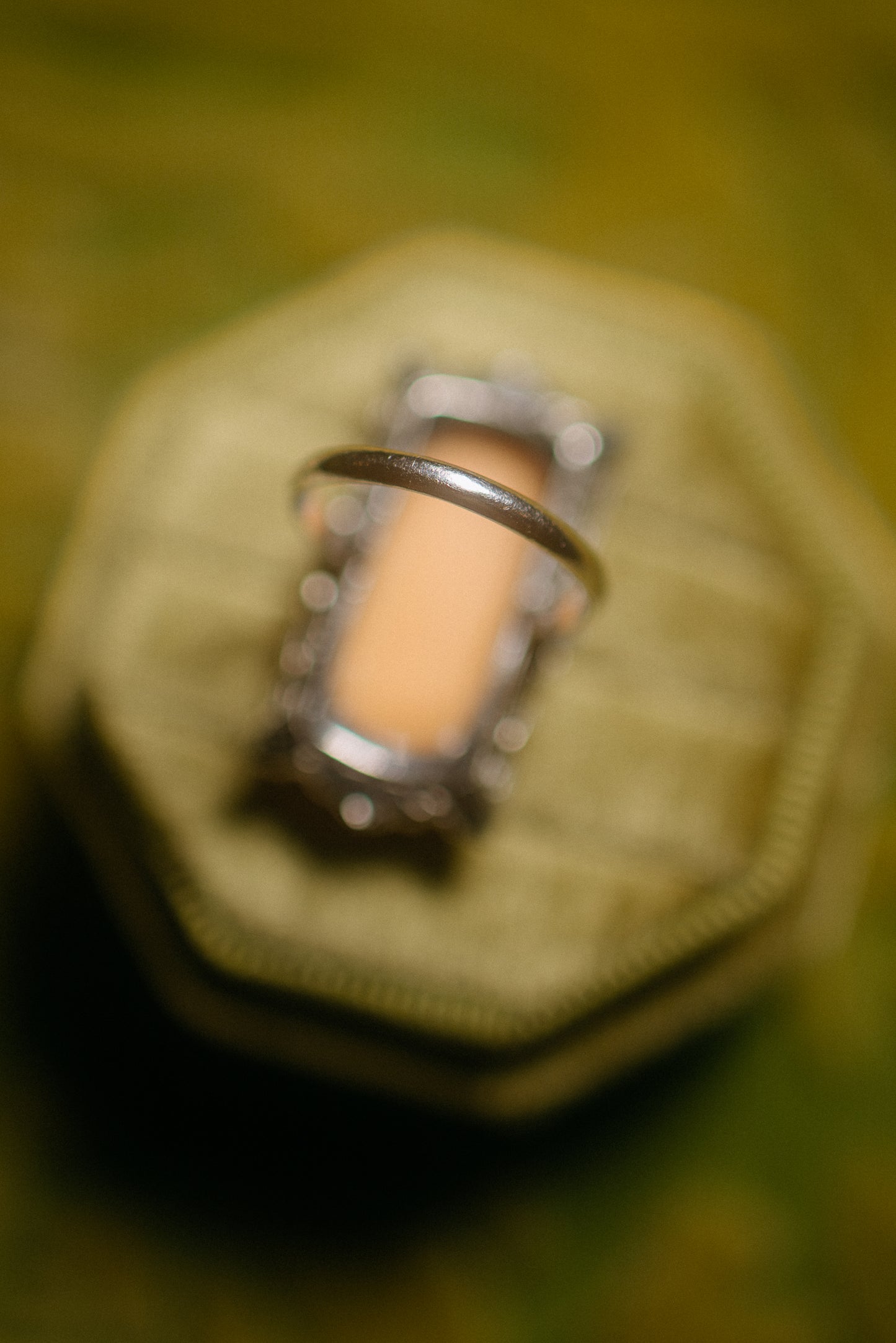 Vintage Uncas Celluloid Cameo Ring Size 6