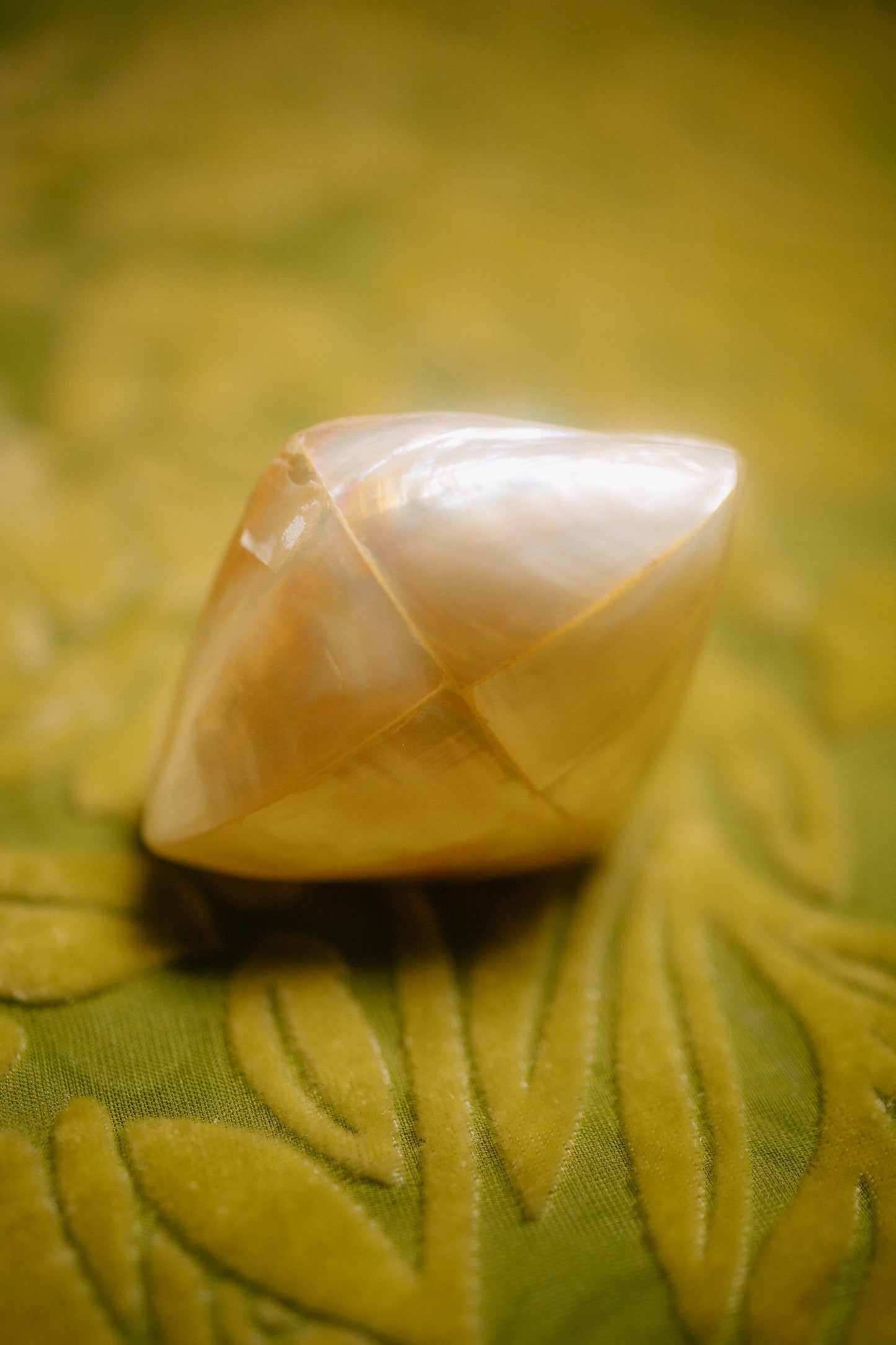 Mother Of Pearl Inkwell