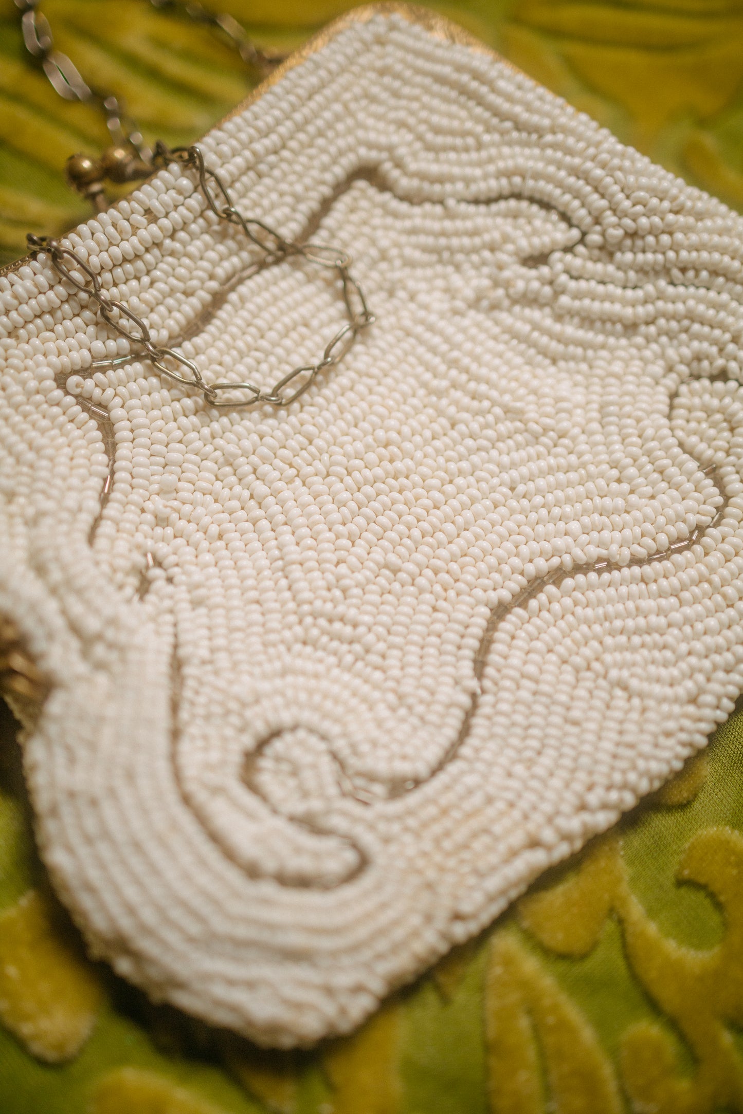 Antique Hand-Beaded Evening Bag