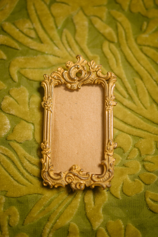 Mini Gilt Metal Picture Frame