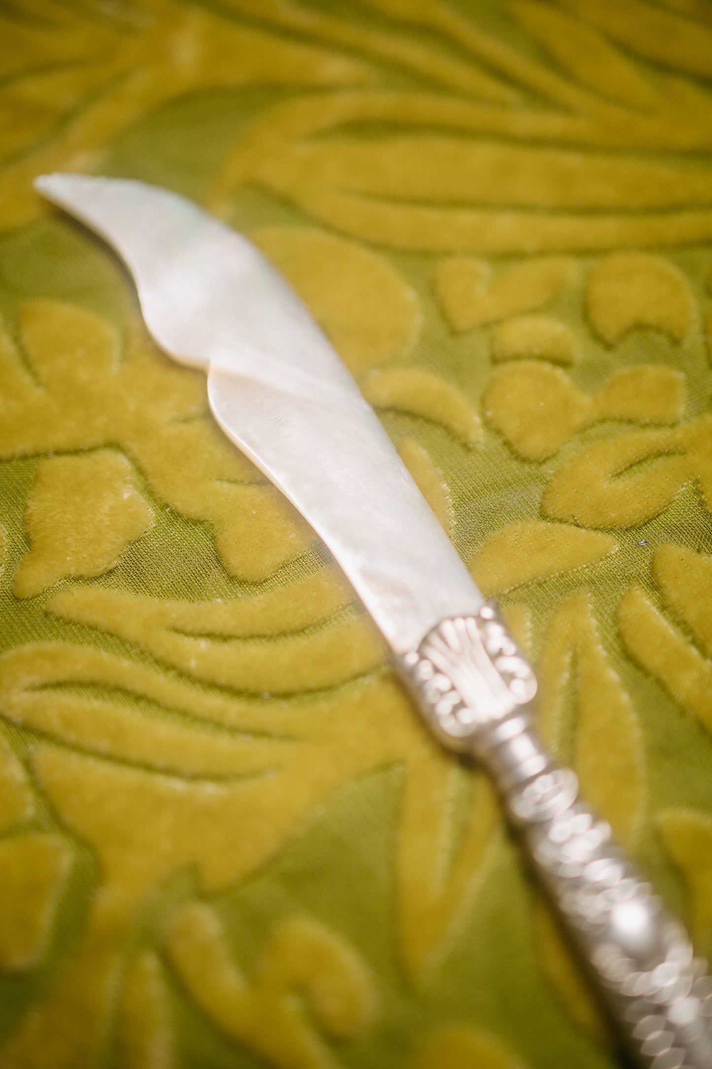 Sterling Silver & Mother-of-Pearl Knife