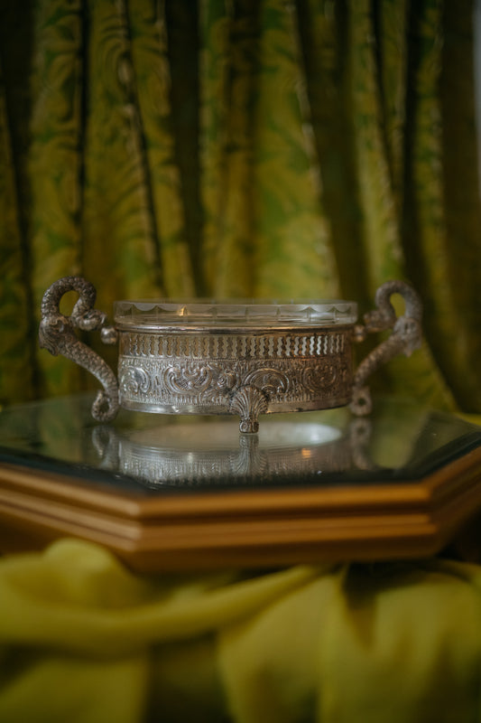 Antique Italian Silver-Plated Jardinière